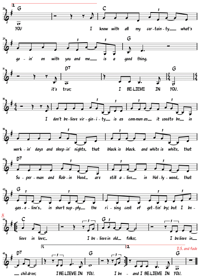 Sheet Music
